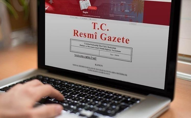  30.06.2021 tarihli 31527 Sayılı Resmi Gazete’de yayınlanan 4196 Karar sayılı Cumhurbaşkanlığı Genelgesi